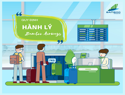 Quy định hành lý ký gửi hãng Bamboo airways khi mua vé tại Hanvietair