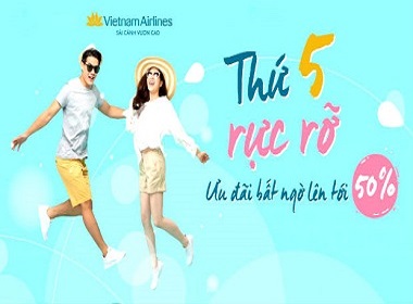 Vietnamairlines mở khuyến mãi các tháng 4-5-6 chặng SEOUL-HANOI